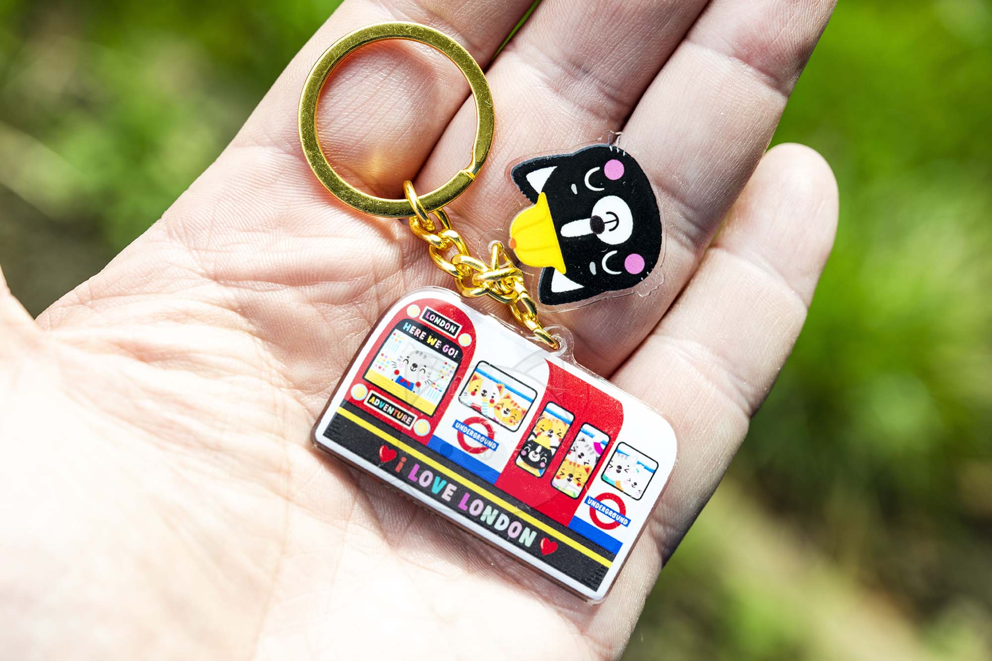 London tube keychain