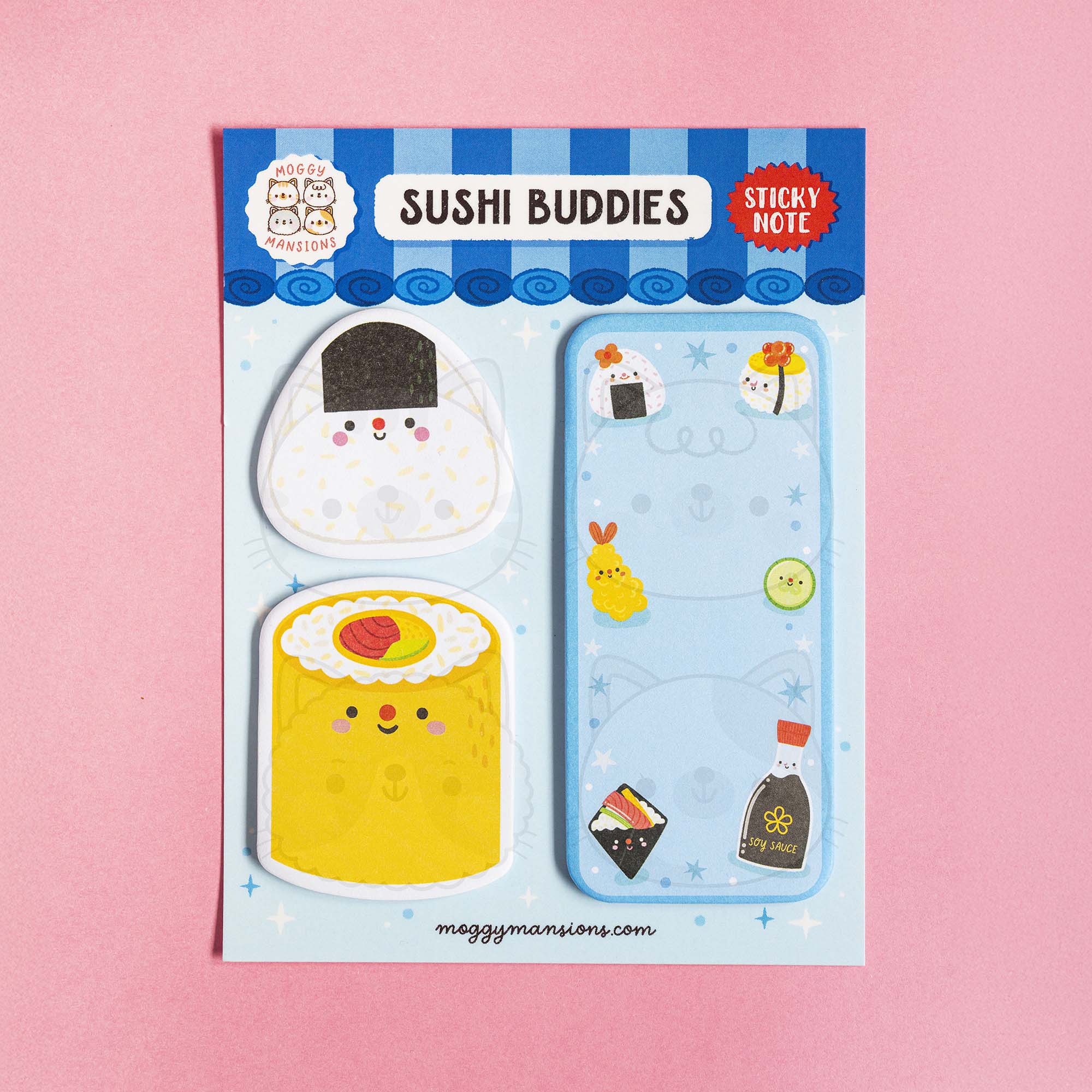 Sushi Sticky Note Pad