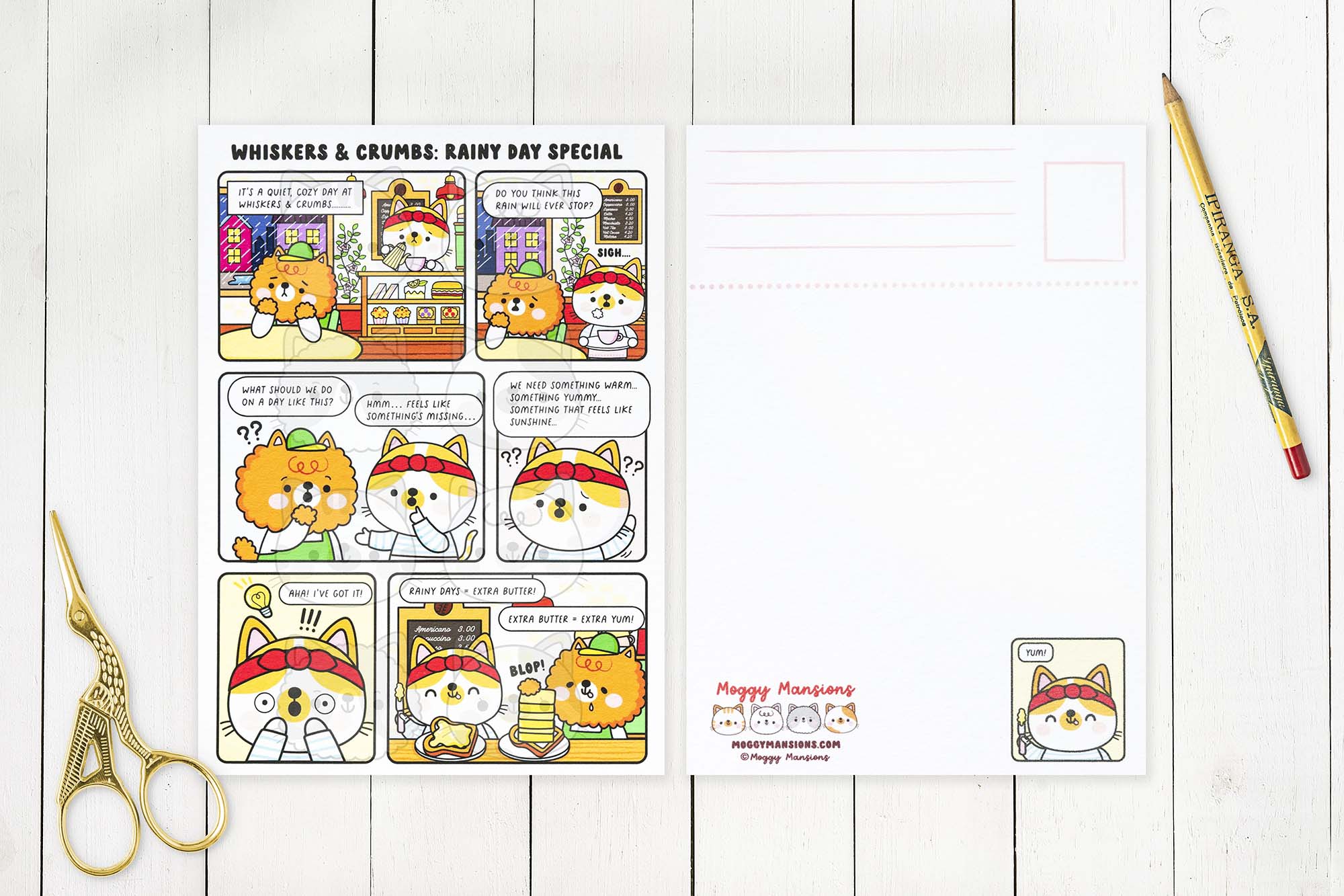 Rainy Day Postcard