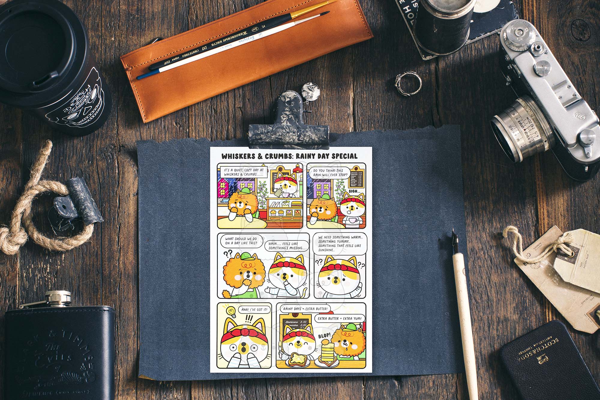 Rainy Day Postcard