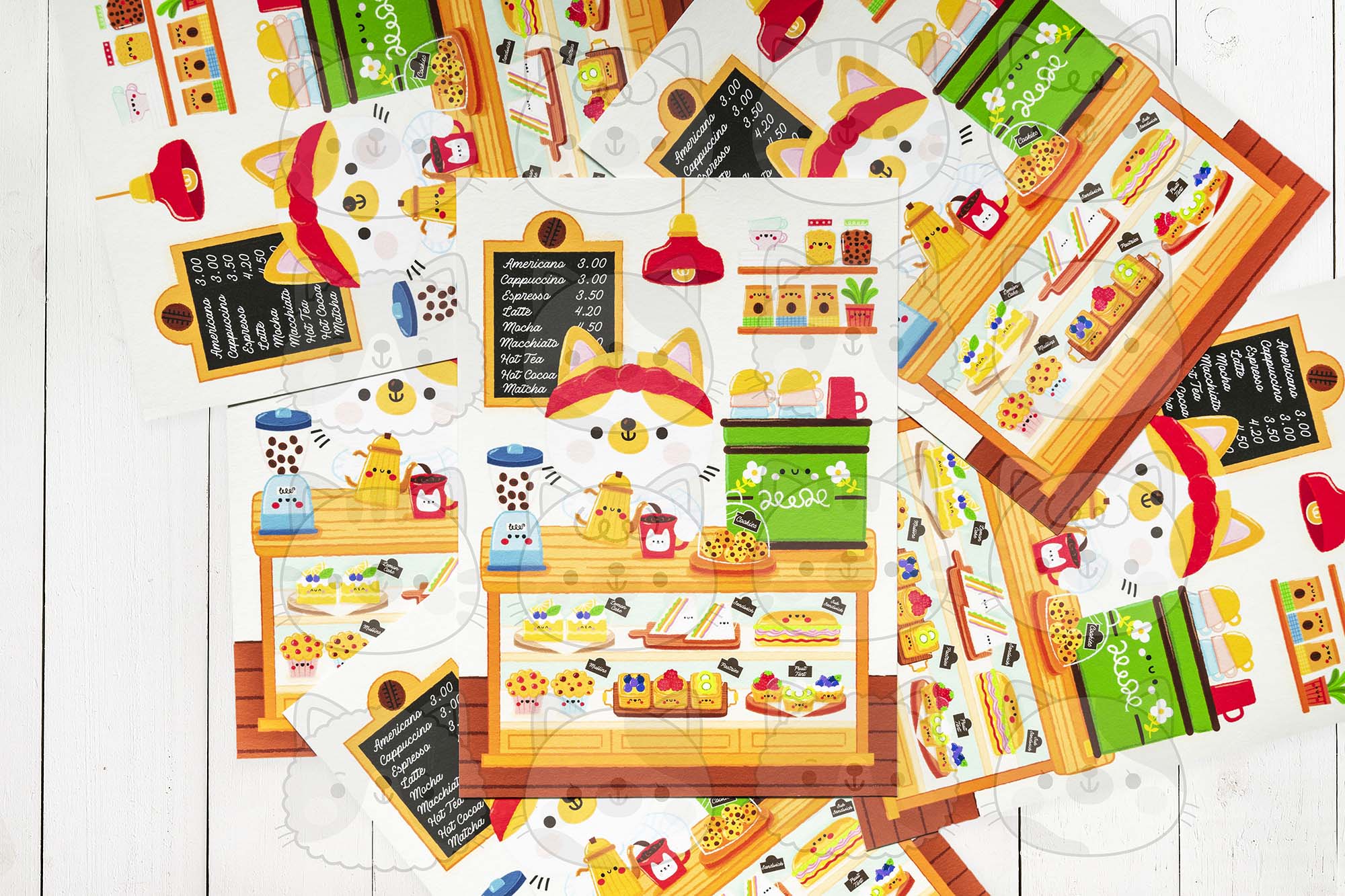 Sugars Cafe Postcard