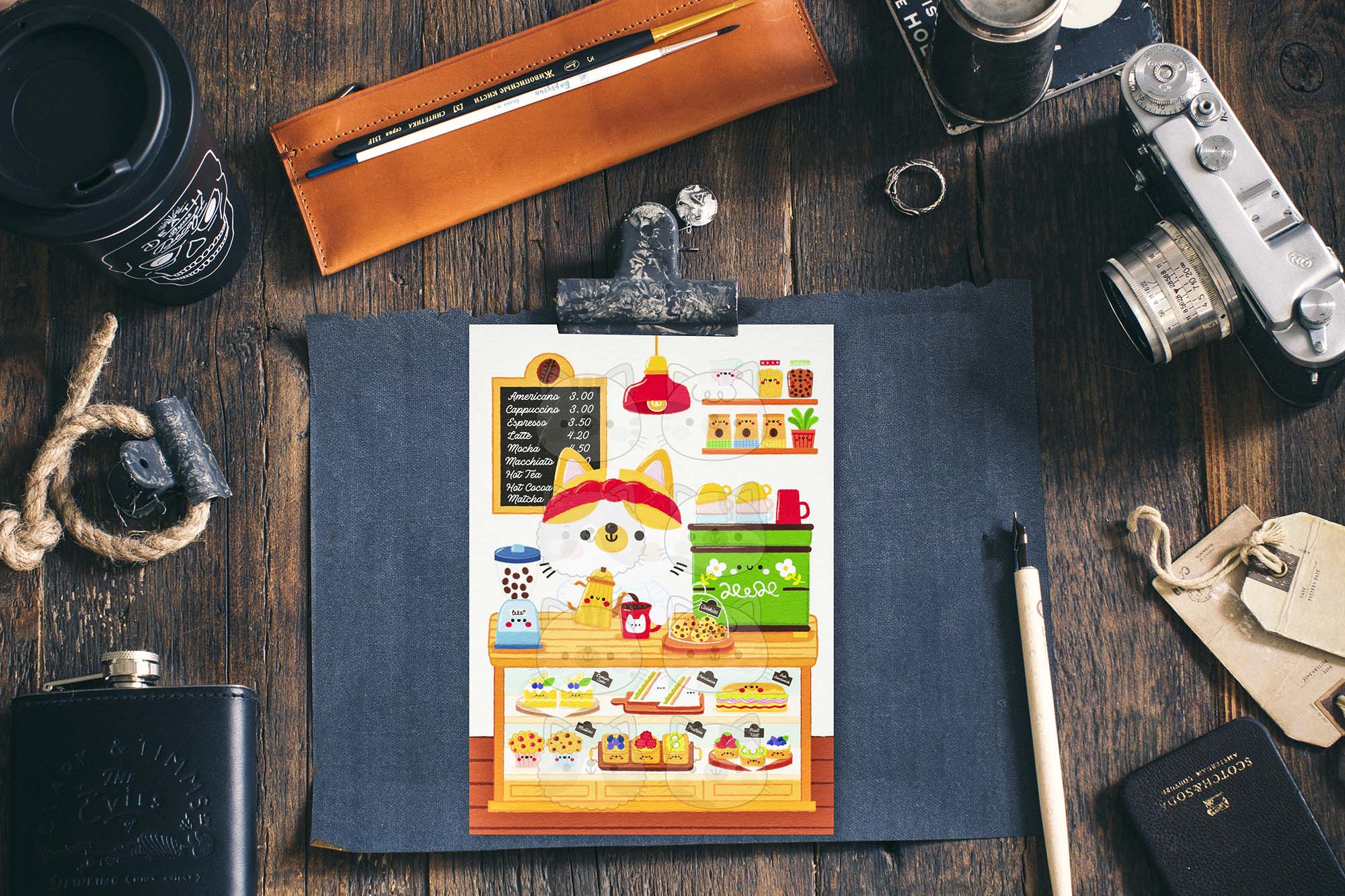 Sugars Cafe Postcard