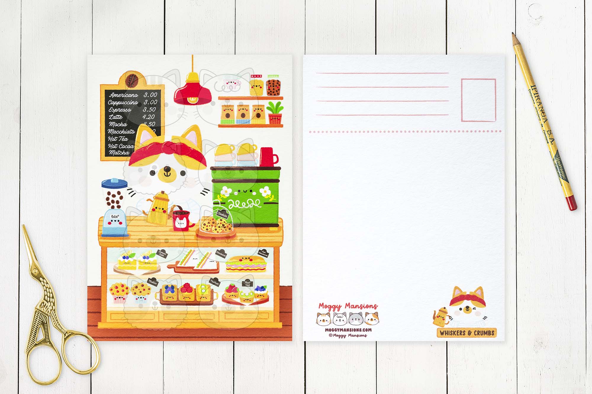 Sugars Cafe Postcard