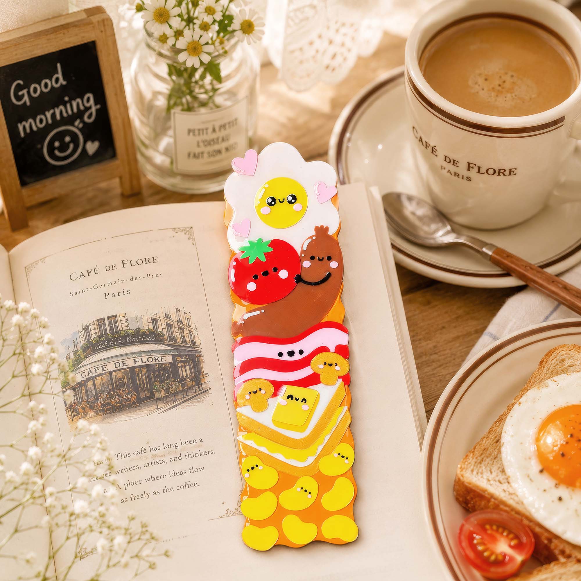 English breakfast bookmark