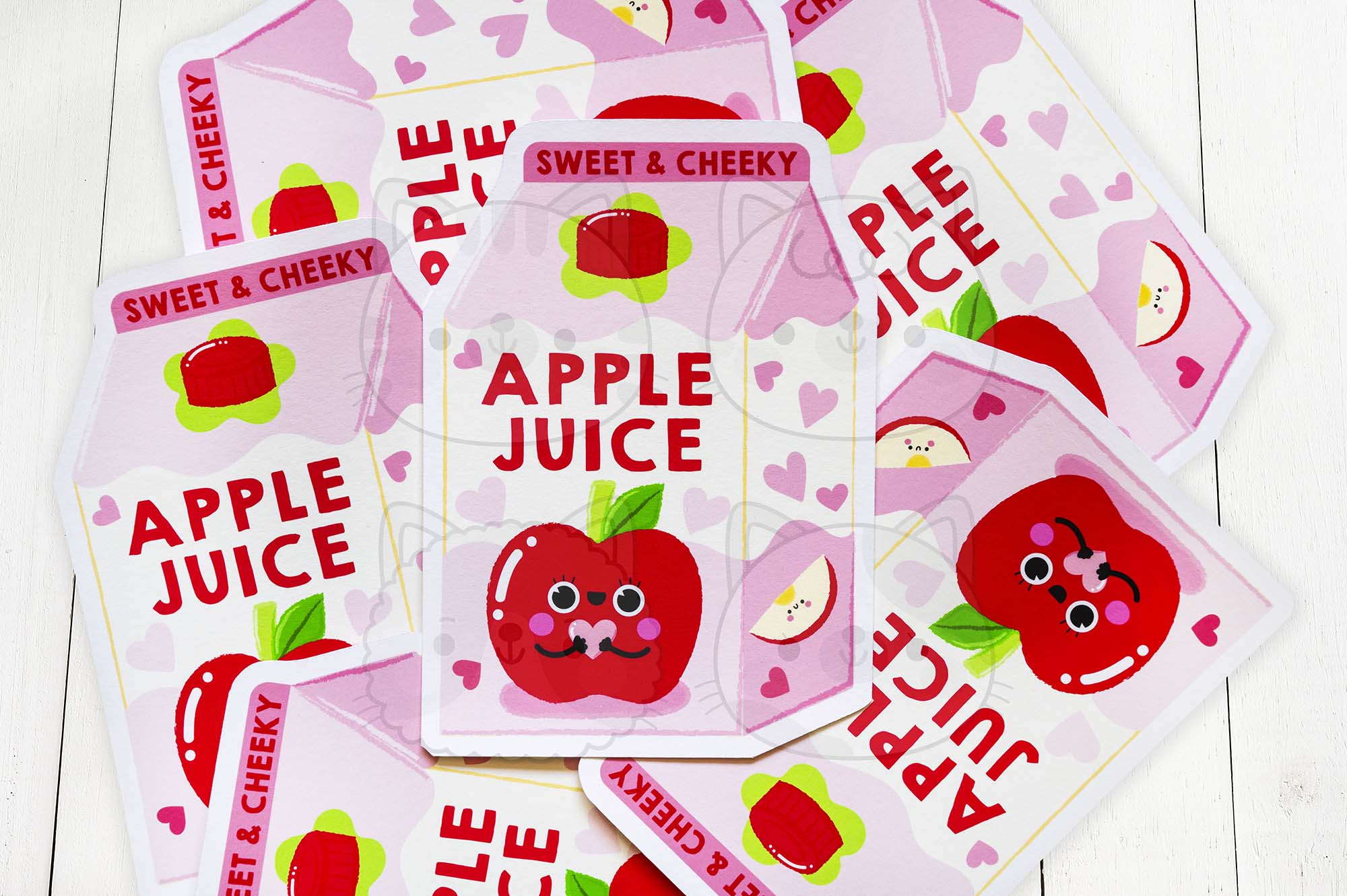 Apple Juice Postcard