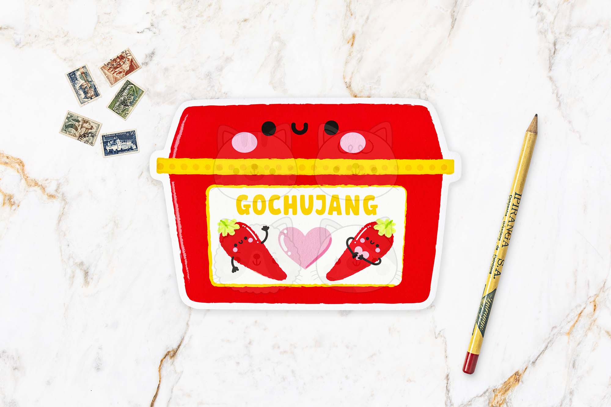 Gochujang Postcard