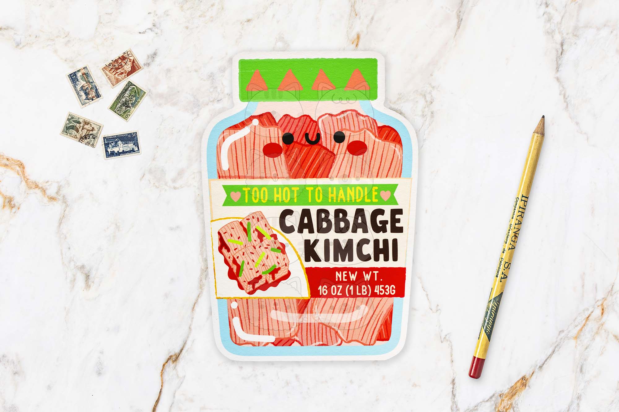 Kimchi Postcard